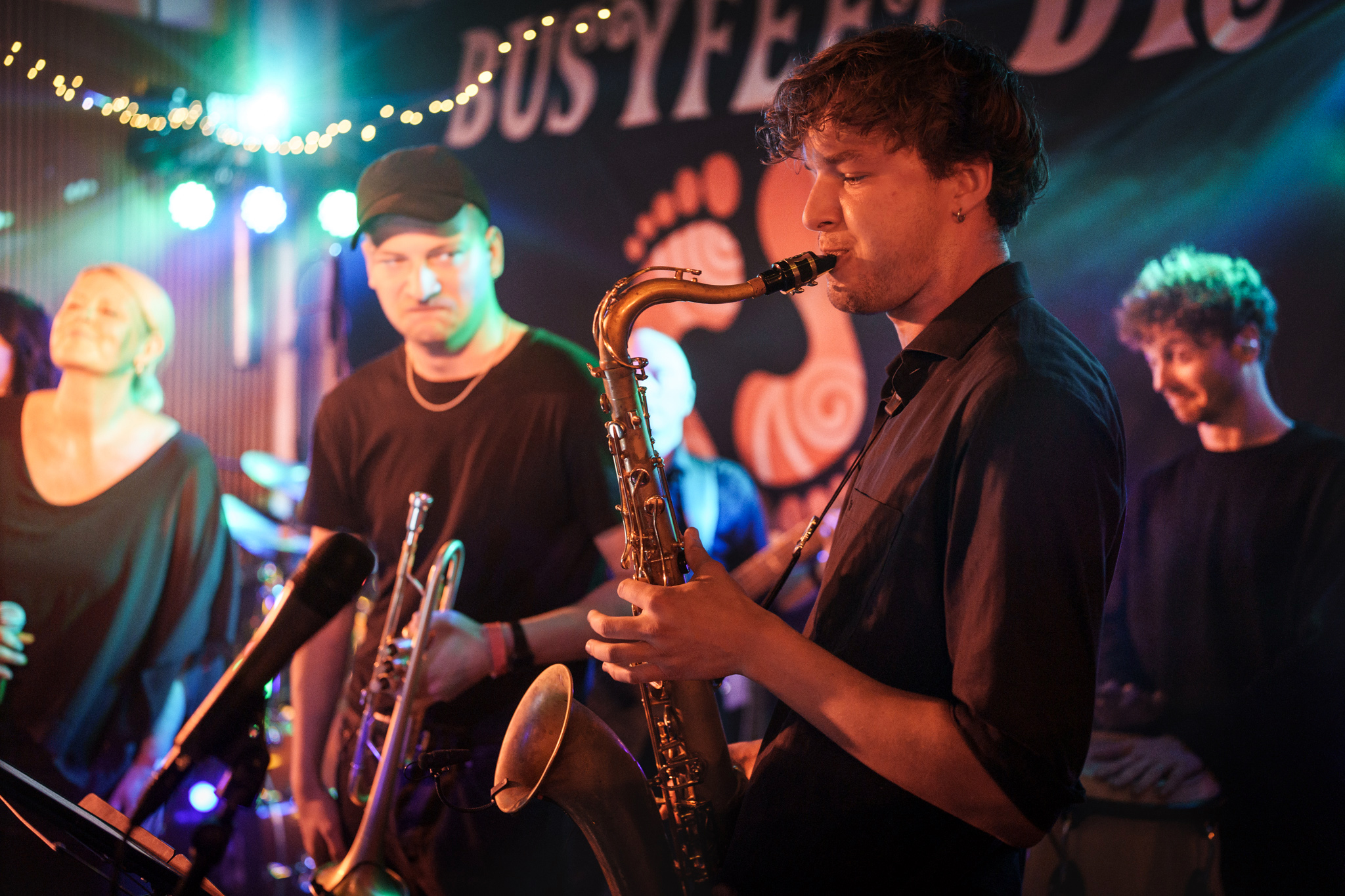 Busy Feet partyband pressefoto. Foto: Thomas Høi